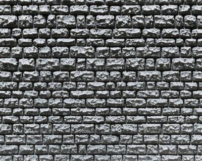 Faller 170863 H0 Placa Decorativa Läufermauerwerk 37x12 5cm 1qm =