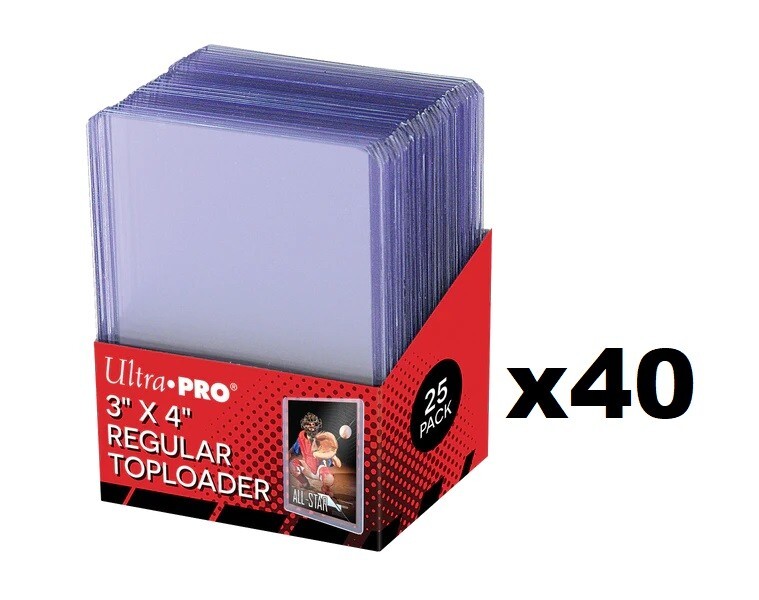 ГЕРМЕТИЧНЫЙ КОРПУС 40x Ultra Pro 3 x 4 Обычных загрузчика с верхним расположением 25 упаковок Герметичных загрузчиков с верхним расположением