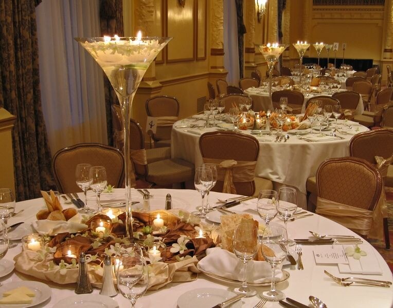 Ostrich Feather Centrepiece Hire Gatsby Theme 9 Martini Vase Hire