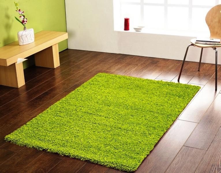 IKEA Hampen Rug Green Big 195 x 133 cm High Pile House Home Students
