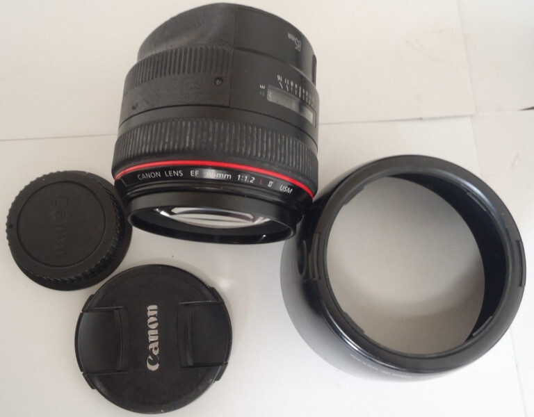 Canon EF 85mm f1.2L II USM Lens for Canon DSLR Cameras