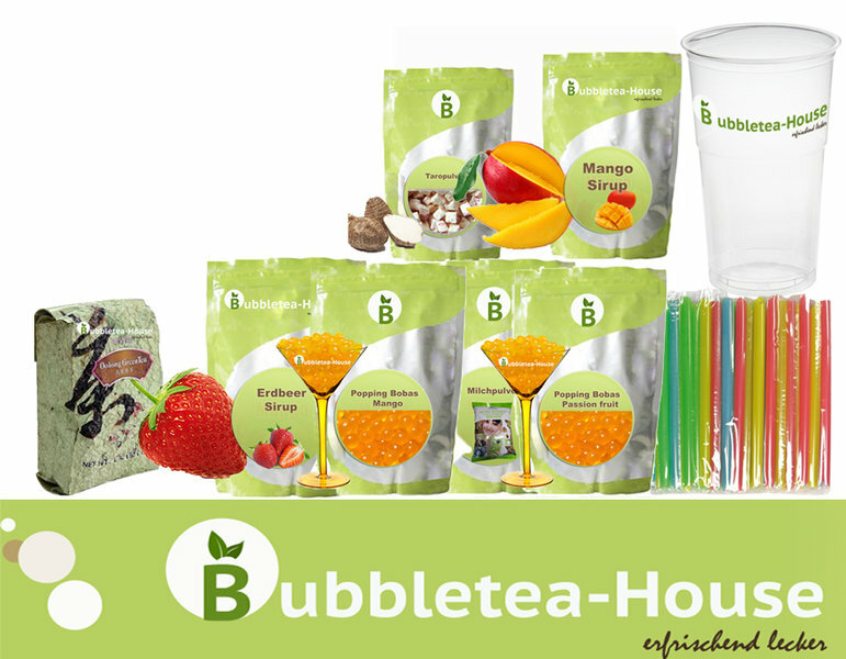 Bubble Tea Set PREMIUM, Bubbletea set, Popping Boba, Bobas, Bubble Tea Perlen