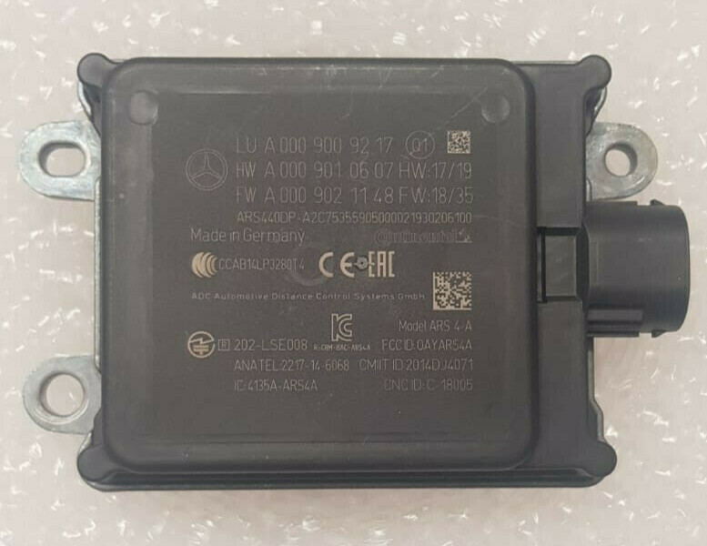 Mercedes Benz Radarsensor Distronic Steuergerät Assistenzsysteme ART A0009009217