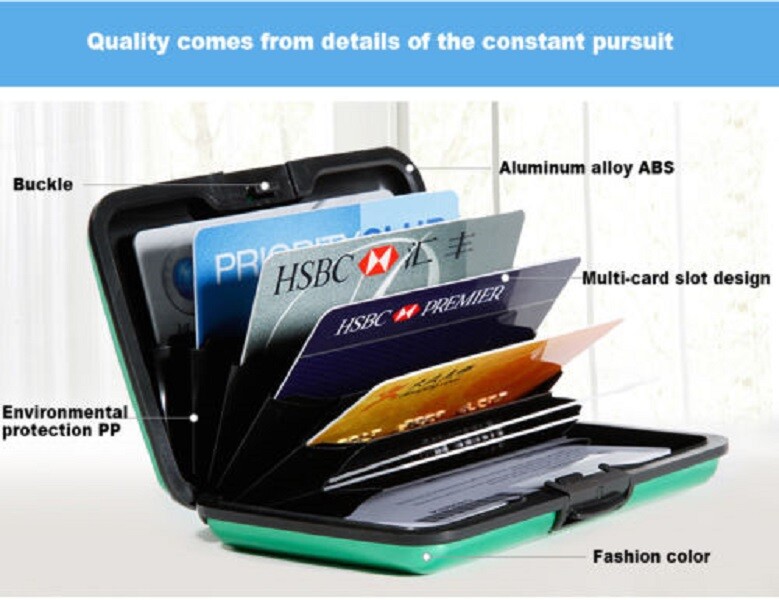 Men Women RFID Blocking Credit Card Holder Pocket Purse Case Security Wallet US