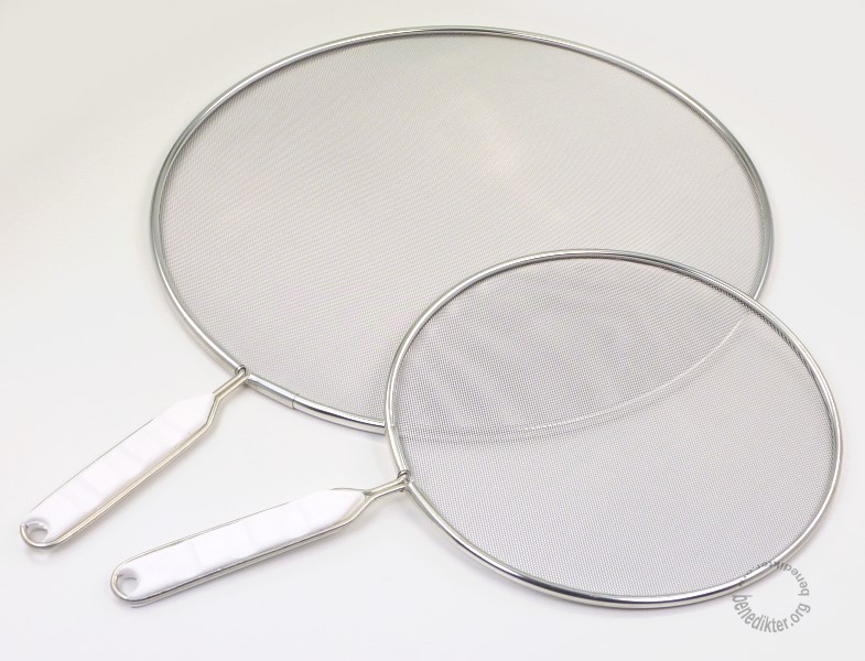 SPRITZSCHUTZ FRITTO ALUMINIUM METALTEX® PFANNEN-SPRITZ-SCHUTZ SPRITZ-DECKEL