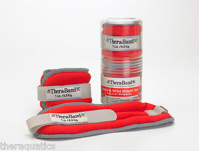 TheraBand Ankle Weights, Comfort Fit Wrist & Ankle Cuff Weig