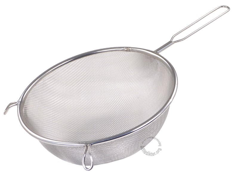 KÜCHENSIEB +extra fein+ Edelstahl rostfrei SEIHER Küchen Sieb Abtropfsieb