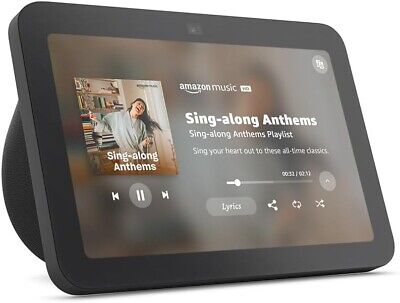 Amazon Echo Show 8 (3rd Gen 2024) Smart Display, Alexa, Spatial Audio - Charcoal