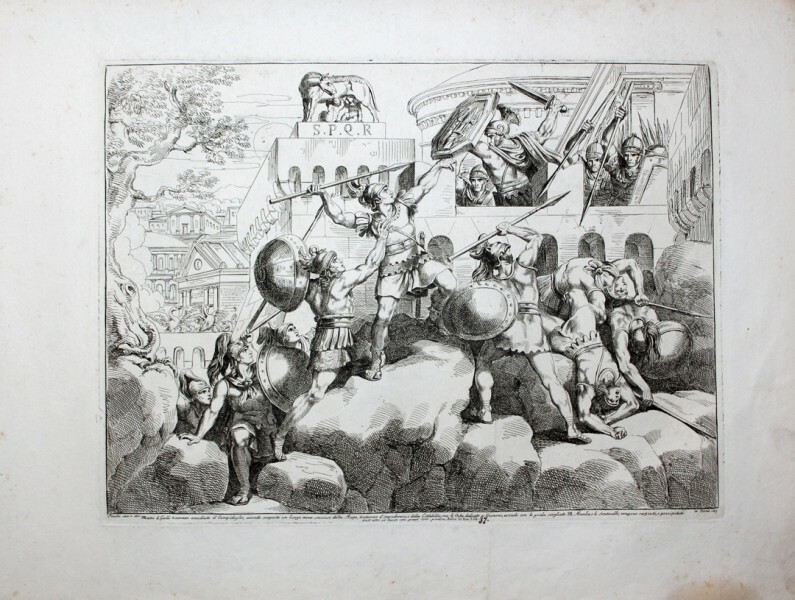 Marcus Manlius Capitolinus Kapitol Gallier Kampf Speer LegionÃ¤R Brennus Rom Roma