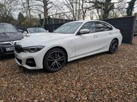BMW 3 SERIES 330E M SPORT petrol white Hpi clear private plates included g20