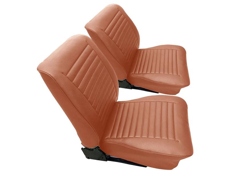 Seat Cover Protector For VW T2 1970-1979 Pad Mat 2 PCS Tobacco