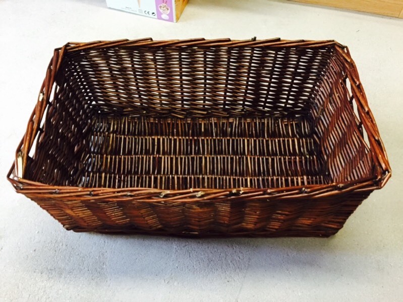 Large dark brown wicker basket in Stanmore, London Gumtree