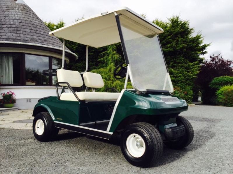 INGERSOLL RAND GOLF CART BUGGY, WELL SERVICED, GOING WELL, HUNTER GREEN