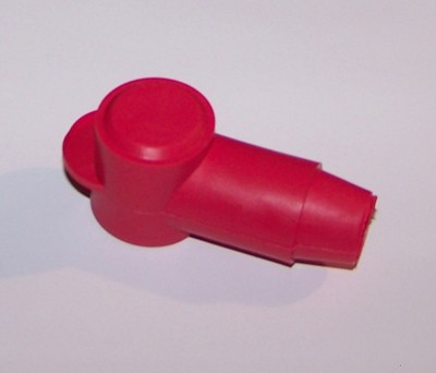 Red Ring Terminal Battery Boot Cover 2 to 2/0 Gauge Wire High Quality Rubber