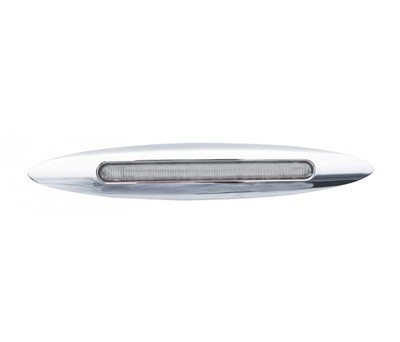 Flatline Slim Marker Light - Red LED (9 Diodes) w/ Clear Lens