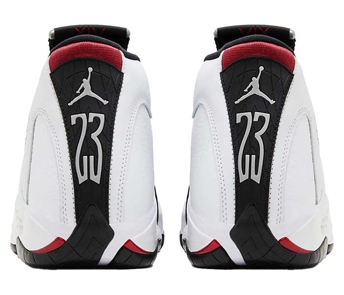 JORDAN AIR JORDAN 14 RETRO BLACK TOE 2024 STYLE 487471-160 SIZE 10.5