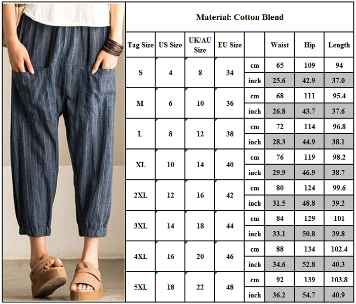 Womens Holiday Wide Leg Trousers Ladies Casual Baggy Harem Pants Plus ...