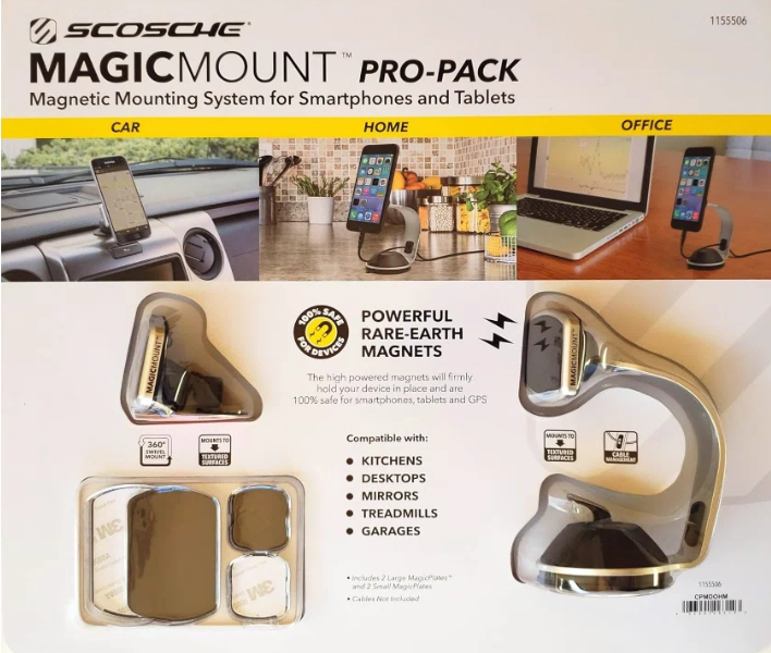 Магнитная система крепления Scosche Magic Mount Pro Pack для смартфонов и планшетов