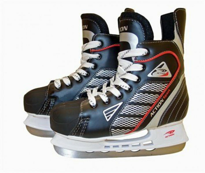 Eishockey Schlittschuhe Iceskate Unisex Hockey Skates Senior Schwarz Größ. 43-46