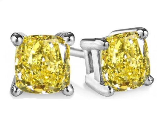 Mens canary yellow diamond earrings deals