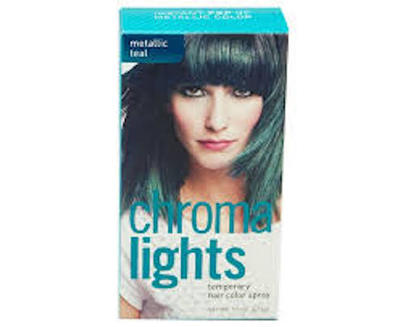 Chroma Lights Temporary Hair Color Spray-Metallic Teal 1.5oz