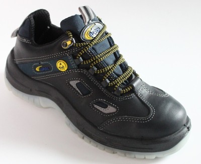 LUPOS Evo X22 Sicherheitsschuh Sicherheitsschuhe Arbeitschuhe Flach ESD Schwarz