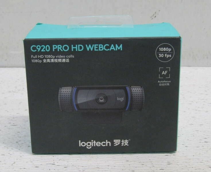 Logitech C920 HD Pro Webcam - Black