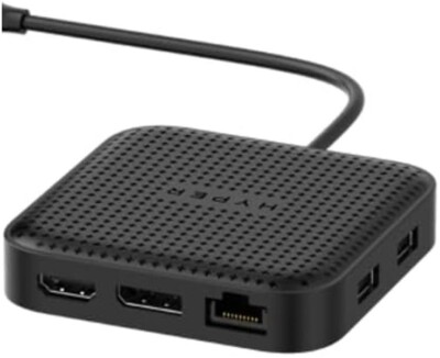 HyperDrive Dual Monitor USB4 Mobile 7-in-1 Docking Station - Dual 4K60Hz, Upstre