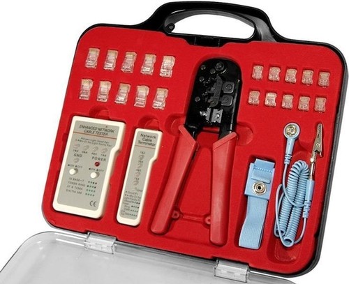 ️ Кабельный инструмент Network Cable Wire Wiring Crimp Tool Kit RJ11 ...