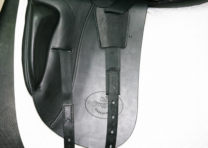 DEMO PRESTIGE OPTIMAX 17 34 BLACK DRESSAGE SADDLE