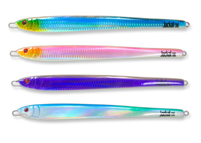 VERTICAL JIG  JACKAL 180 GR  COL PR2 PURPLE RICCIOLA DENTICE CERNIA OCEAN TACKLE