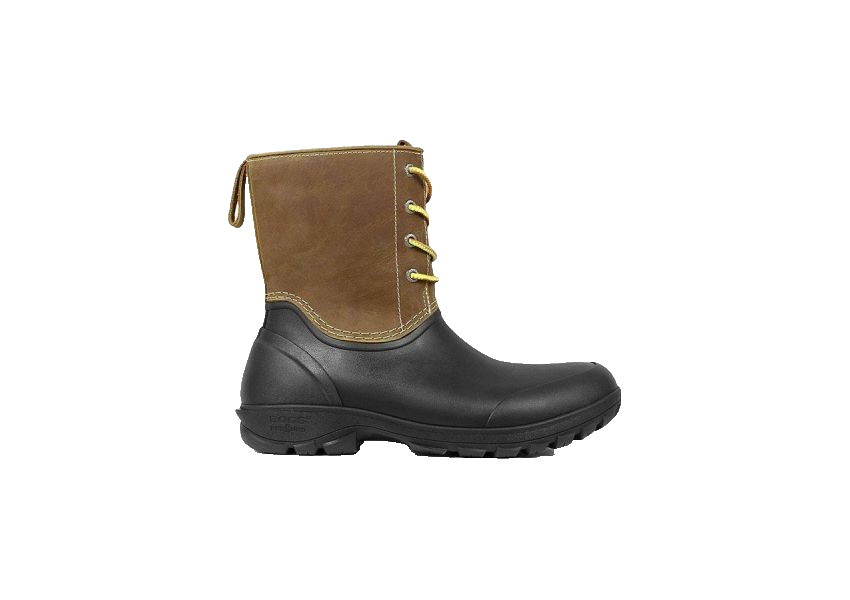 BOGS Men's Sauvie Snow Winter Boots Tan Leather Lace Up 72500-240 Size 14US
