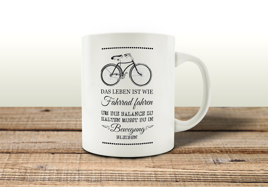 Download Spruch das leben ist wie fahrradfahren For Free