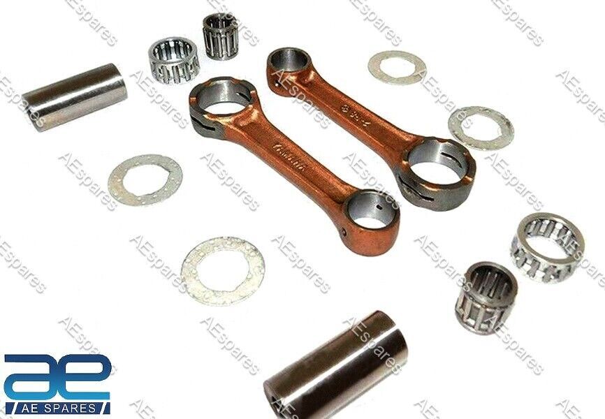 For Yamaha RD350 73-75 Connecting Rods Set 2 Conrod Bearing Pin 12-RD350 