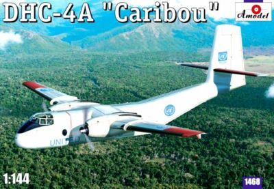 Amodel 1468 DHC-4A ''Caribou'' Aircraft, 1/144 scale plastic model kit