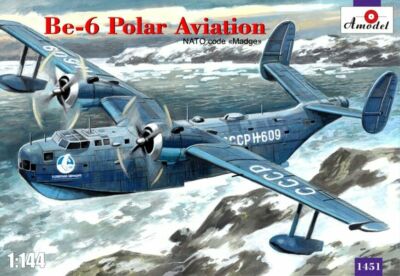 Amodel 1451 1:144 Beriev Be-6 ''Madge'' Polar Aviation Plastic model kit