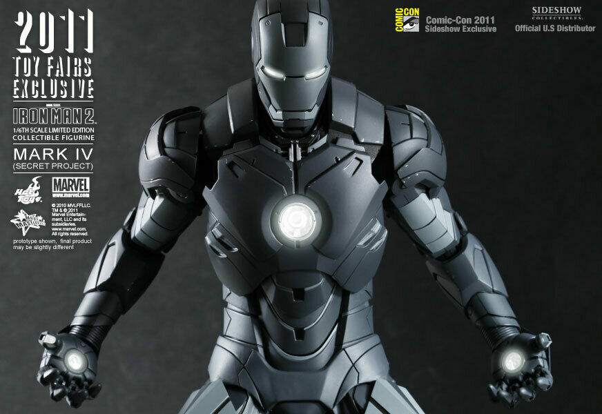 SIDESHOW SDCC EXCLUSIVE MMS153 IRON MAN SECRET PROJECT HOT TOYS 1