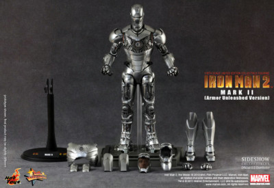 Hot Toys  Iron Man 2 MKII Mk 2 Armor Unleashed version  MMS150 SSC 901375