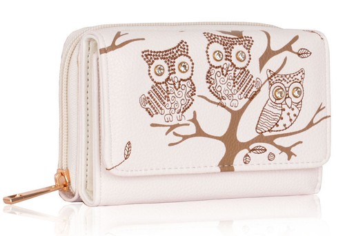 Portefeuille O'NEILL Vintage En Similicuir Beige - Modèle Fourre-tout Femme
