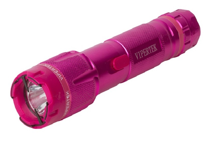VIPERTEK VTS-T03 Metal 500 BV Stun Gun Rechargeable LED Flashlight