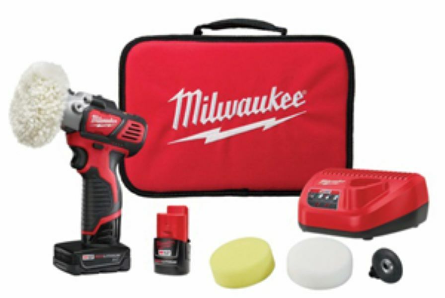 Milwaukee 243822x M12 Variable Speed Polisher Sander Kit New!