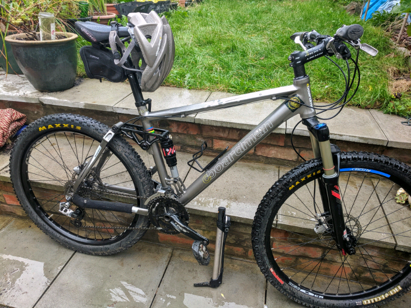 Full suspension mountain bike boardman discount
