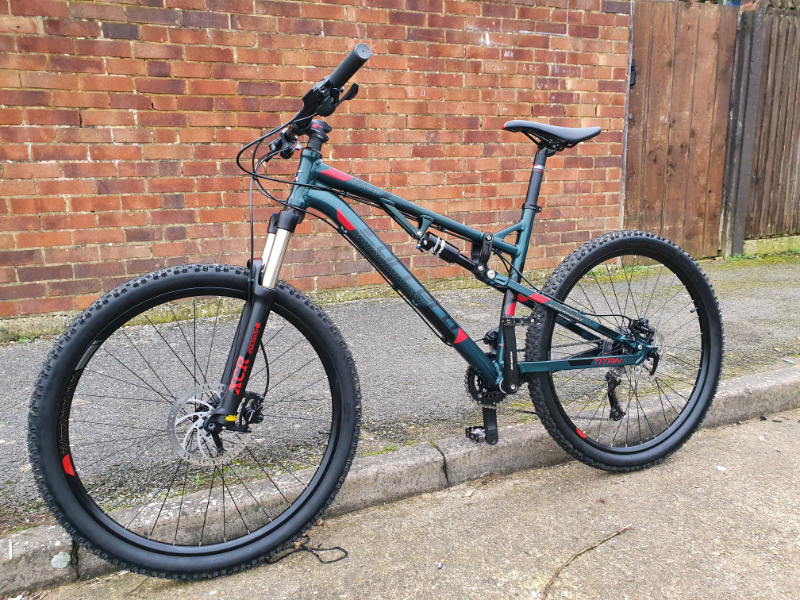 Carrera titan full suspension bike best sale