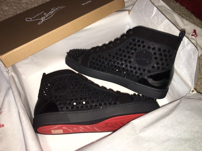 christian louboutin mens high tops