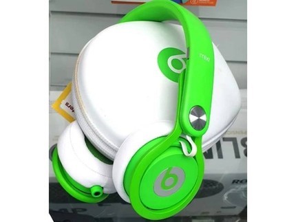 Beats Mixr Green Headphones - Cordless 