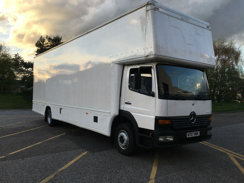 Mercedes Atego15T 2100cuft Dropwell Luton Container Furniture Removal