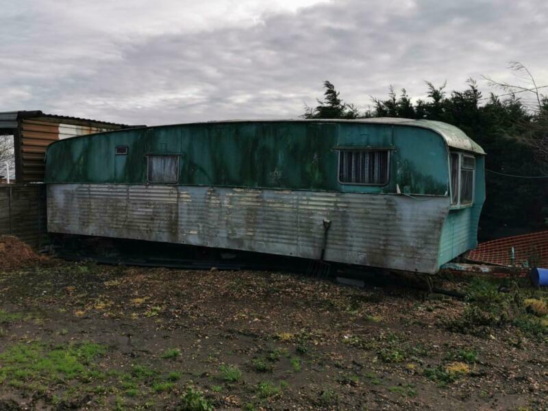 vintage RETRO PEMBERTON caravan more than 70 year old NO OFFERS