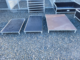 Galvanised dog jump up pads whelping boxes beds kennels pens and cages