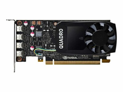 Nvidia Quadro P1000 4GB GDDR5 Graphics Card - 4×Mini Display Port Interface