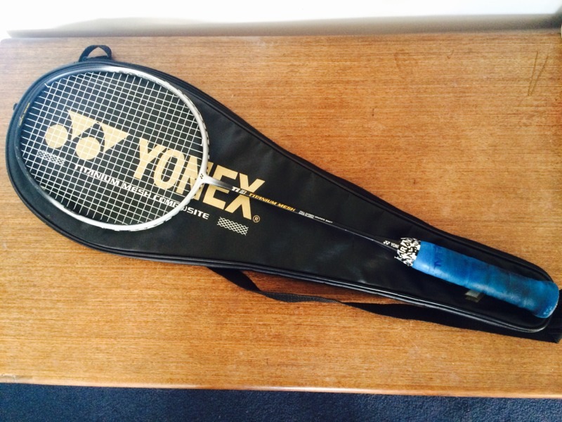 Yonex Ti3 Titanium Mesh Badminton Racket (with a dozen new Aerosensa